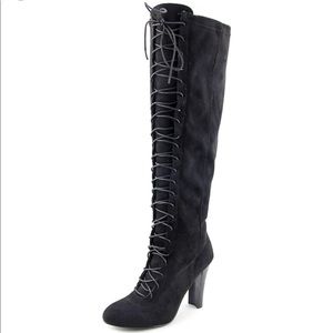 Steve Madden Greatnys heeled lace up boots